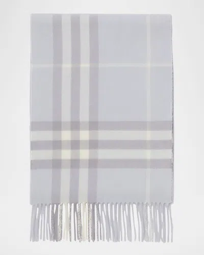 BURBERRY GIANT CHECK CASHMERE SCARF