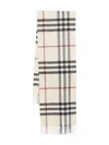 Burberry Giant Check Cashmere Scarf In Neutral