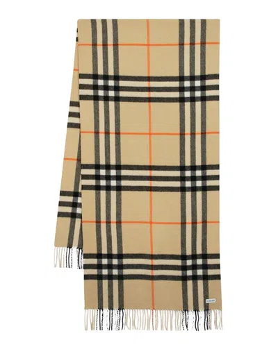 BURBERRY BURBERRY GIANT CHECK CASHMERE SCARF (AUTHENTIC PRE-LOVED)