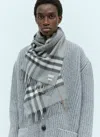 BURBERRY GIANT CHECK CASHMERE SCARF