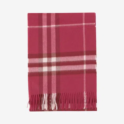 Burberry Giant Check Cashmere Scarf In Multi