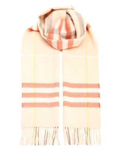 BURBERRY GIANT CHECK CASHMERE SCARF