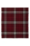 Burberry Giant Check Lightweight Wool Scarf