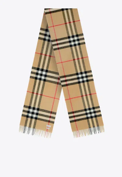 Burberry Giant Check-motif Scarf In Multi