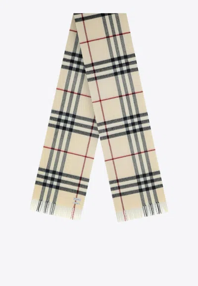 Burberry Giant Check-motif Scarf In Multi