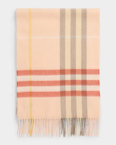 BURBERRY GIANT CHECK-PRINT CASHMERE SCARF