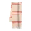 Burberry Soft Woven Scarf With Plaid Pattern