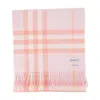 Burberry Giant Check Scarf In Pink