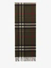 Burberry Giant Check Scarf In Black