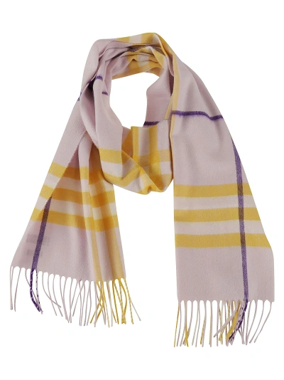 Burberry Giant Check Scarf In Haze