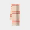 Burberry Giant Check-print Cashmere Scarf In Pink