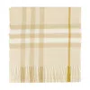 Burberry Giant Check Scarf In Sand