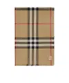 Burberry Giant Check Wool-blend Scarf In Green