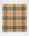 Burberry Giant Check Wool Scarf