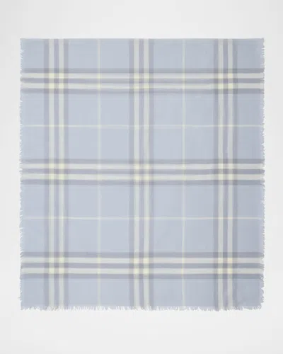 BURBERRY GIANT CHECK WOOL SCARF