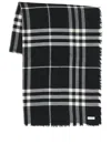 Burberry Giant Scarf In Black