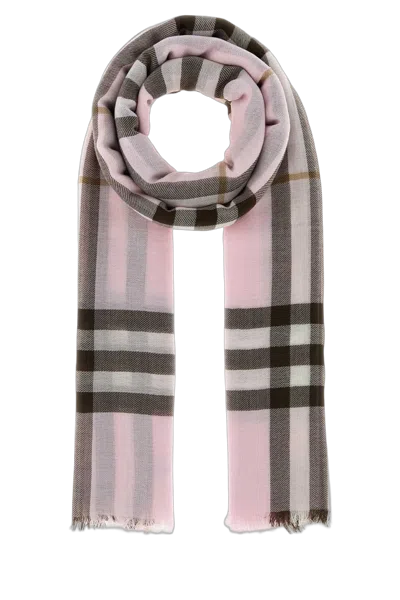 Burberry Giant Scarf In Pink