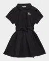 Burberry Kid Girl Jersy Dress In Black Us
