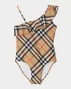 Burberry Beuge Beachwear In Sand Ip Check
