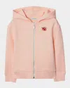 Burberry Girl's Logo-print Ladybug Graphic Hoodie In Baby Neon