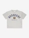 BURBERRY GIRLS ALDITH VARSITY T-SHIRT