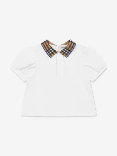 Burberry Kids' Girls Alesea Top In White