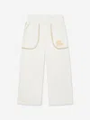 Burberry Girls Aubrey Trousers In White