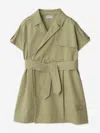 Burberry Girls Chloe Trench Dress In Beige