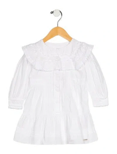 Pre-owned Burberry Babies' Girls' Dress In White