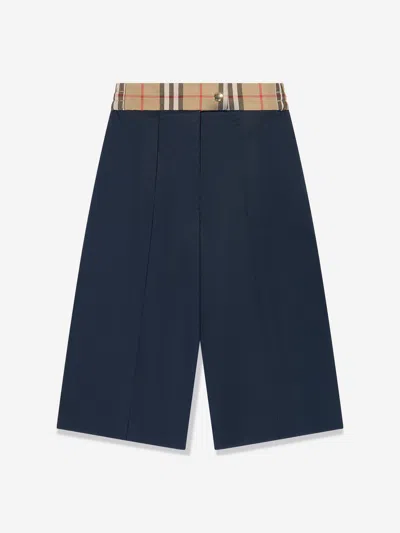 Burberry Babies' Girls Hermia Trousers In Blue