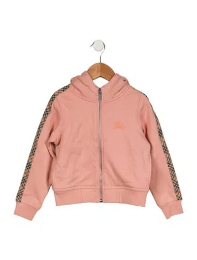 Pre-owned Burberry Babies' Girls' Jacket W/tags In Pink