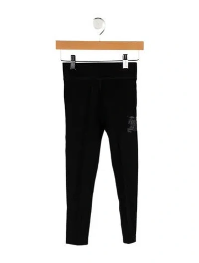 Pre-owned Burberry Babies' Girls' Leggings W/tags In Black