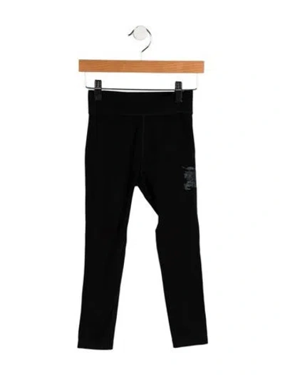 Pre-owned Burberry Babies' Girls' Leggings W/tags In Black