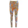 Burberry Girls Logo Printed High Waist Leggings In Beige