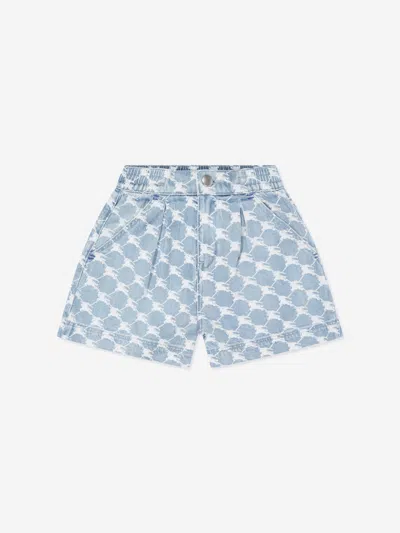 Burberry Kids'  Girls Nicoletta Shorts In Blue