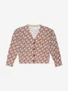 Burberry Girls Nicolette Bears Cardigan In Beige
