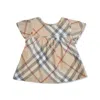 Burberry Nova Check Cotton Peplum Blouse