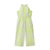 Burberry Check-pattern Jumpsuit In Green