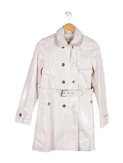 Pre-owned Burberry Kids' Girls' Trench Coat In Neutrals