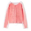 Burberry Girls Trompe Ekd Cotton Cardigan