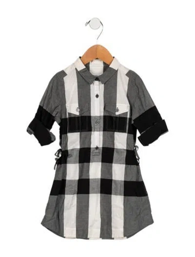 Pre-owned Burberry Babies' Girls' Vintage Check Dress W/tags In Multi