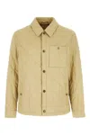 Burberry Collared Quilted Jacket Front Pocket