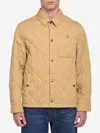 Burberry Collared Quilted Jacket Front Pocket