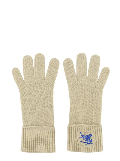 Burberry Cashmere Edk Gloves In Green