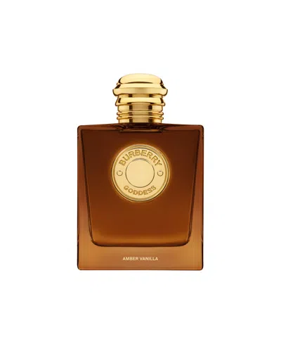Burberry Goddess Amber Vanilla Eau De Parfum Intense Spray, 3.3 Oz. In Brown