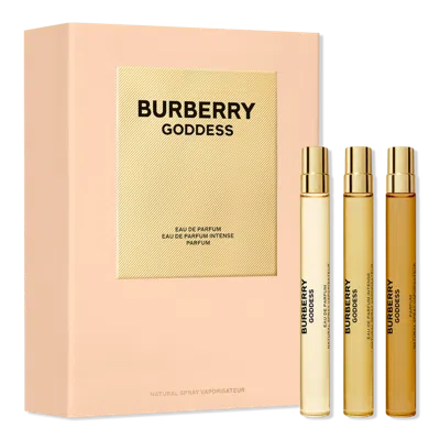 Burberry Goddess Eau De Parfum And Parfum Travel Spray 3-piece Gift Set In Transparent