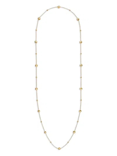Burberry Serling Silver Hollow-medallion Necklace In Gold