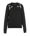 Burberry Gold And Silver Silk Pattern Sweater In Black