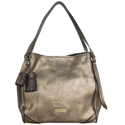 Pre-owned Burberry Gold Leather Shoulder Bag ()