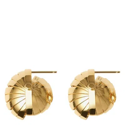 Burberry Gold-plated Armour Earrings